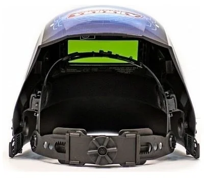 Маска сварщика Aurora SUN7 TIG MASTER 2-levels филь.:хамел. кл.:1/2/1/1 см.экр.99x55мм синий/черный (16876)