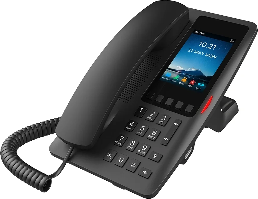IP-телефон Fanvil H6W, 2 SIP-линии, Wi-Fi 6, PoE, 3.5" цветной экран