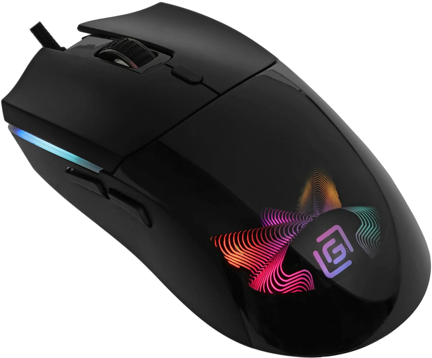Мышь Oklick 714GM черный оптическая 7200dpi USB 6but (1620717)