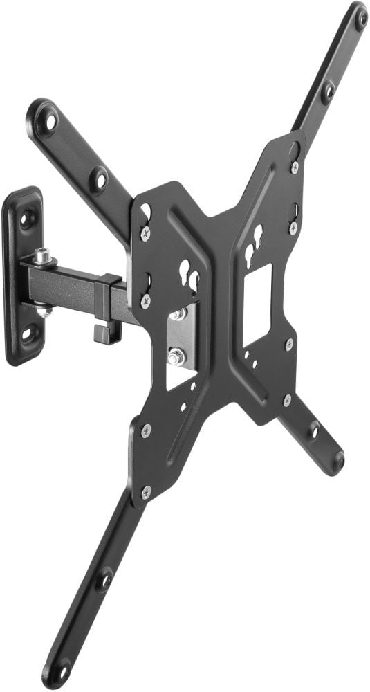Кронштейн для телевизора Ultramounts UM 902 черный 23"-55" макс.30кг настенный поворотно-выдвижной и наклонный