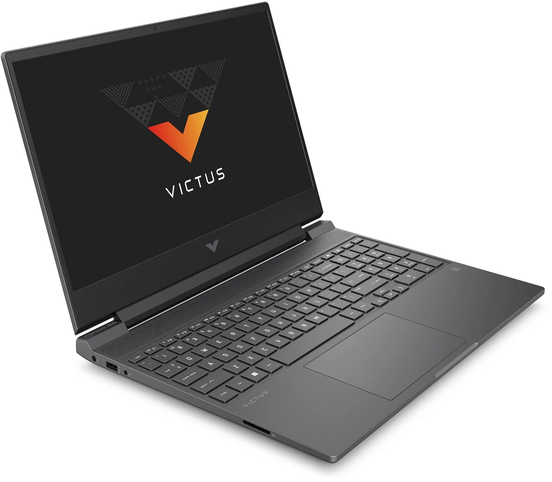 Ноутбук HP Victus 15-fa2082wm Core i5 13420H 16Gb SSD512Gb NVIDIA GeForce RTX4050 6Gb 15.6" IPS FHD (1920x1080) Windows 11 Home Multi Language silver WiFi BT Cam (B5EQ3UA)