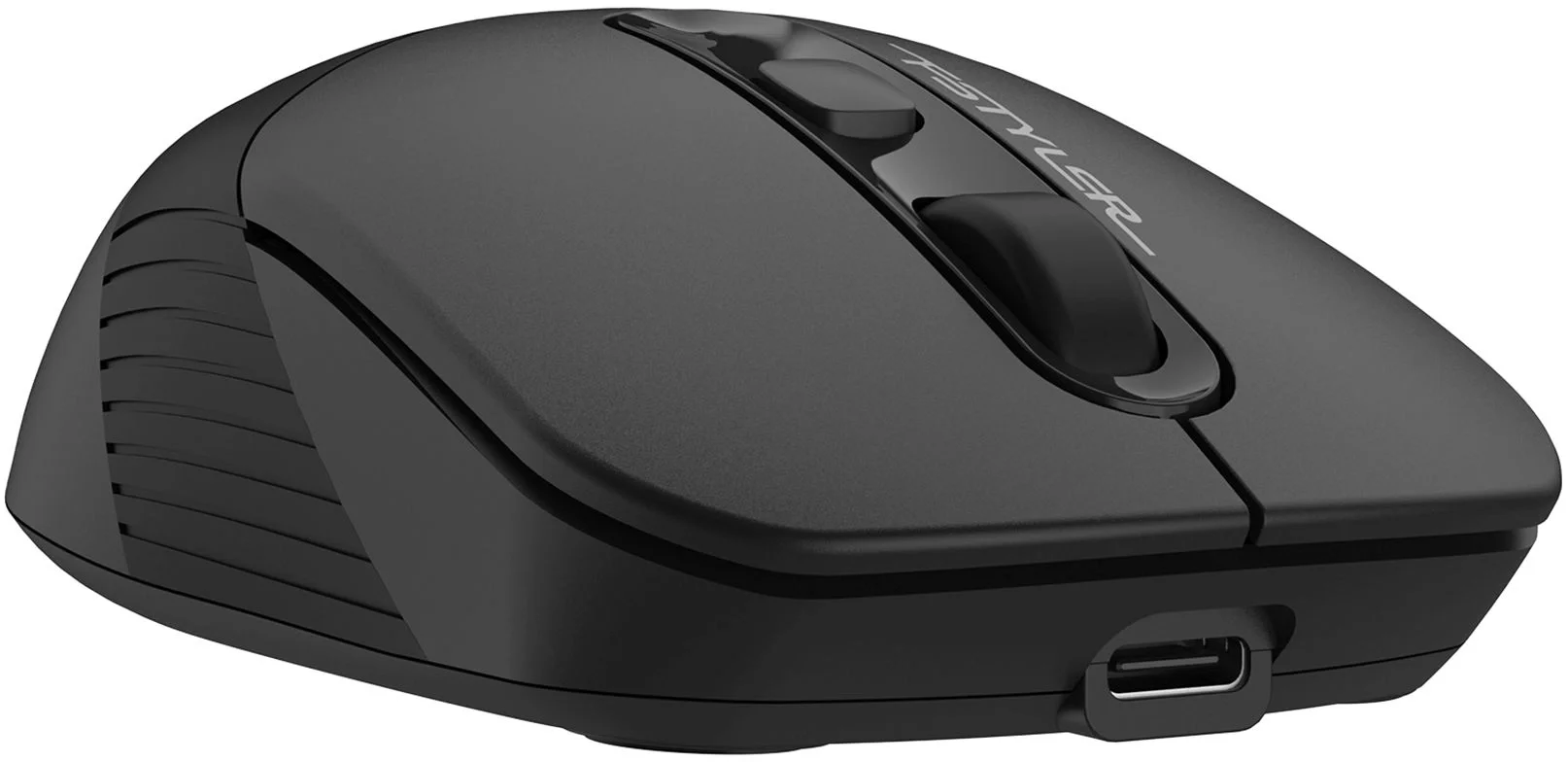 Мышь беспроводная A4Tech Fstyler FB10CS black (оптическая, silent, BT/Radio, USB, 4but, 2000dpi)(FB10CS USB STONE BLACK