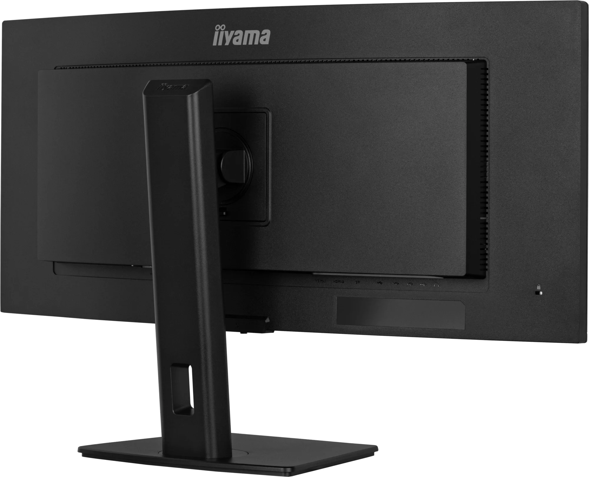 Монитор 34" Iiyama ProLite XCB3497WQSNPH-B1 VA 3440x1440, 120 Гц, 0.4 мс, 21:9, 350 кд/м², HDMI 2.0, HDMI 1.4, DP 1.4, USB-C (95 Вт), 3.5 Jack, USB Hub (4x USB 3.0), Ethernet, динамики (2x5 Вт), веб-камера (5 Мп), FreeSync Premium, изогнутый экран (1500R), черный