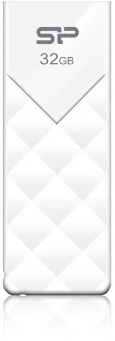 Флеш накопитель 32Gb USB 2.0 Silicon Power Ultima Ultima U03, белый (SP032GbUF2U03V1W)