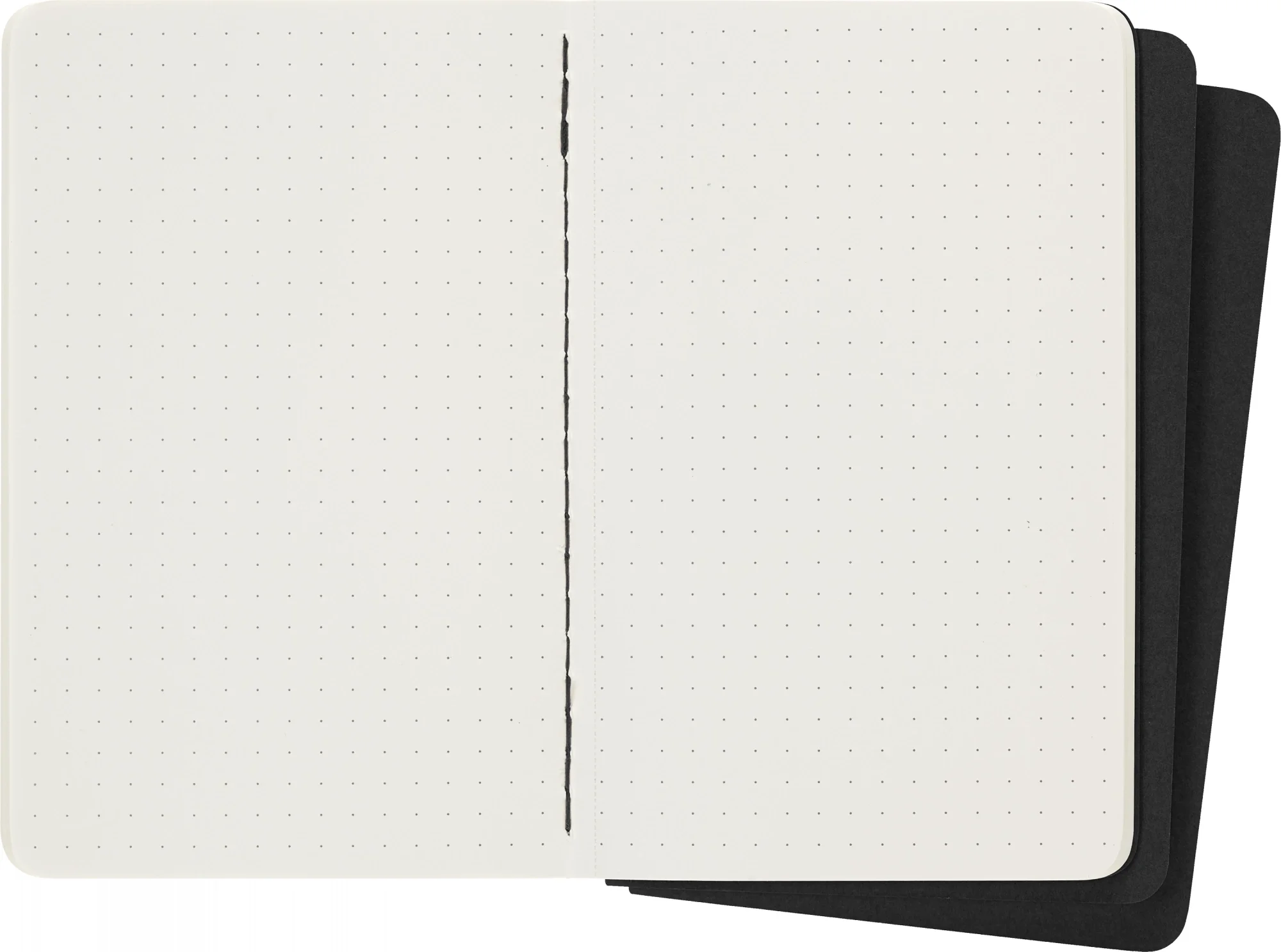 Блокнот Moleskine CAHIER JOURNAL QP314 Pocket 90x140 мм обложка картон 64стр. пунктир черный (3 шт)