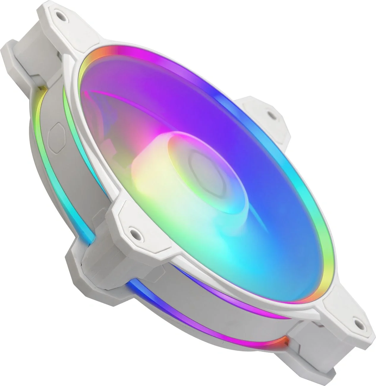 Вентилятор для корпуса Cooler Master MasterFan MF120 Halo2 ARGB 120х120x25 белый 4-pin  27дБ (MFL-B2DW-21NP2-R2) Ret