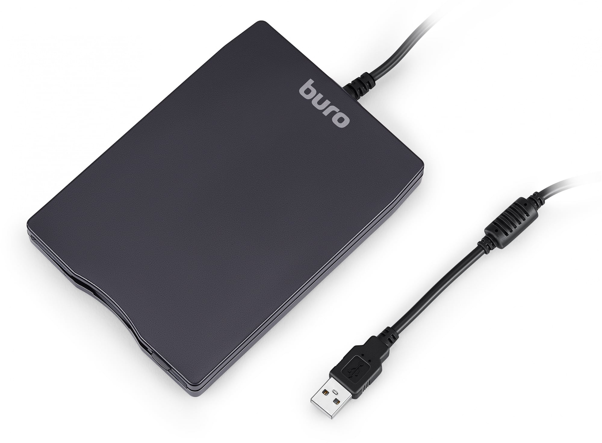 Оптический привод внешний FDD USB 3.5" Buro BUM-USB 1.44Mb черный