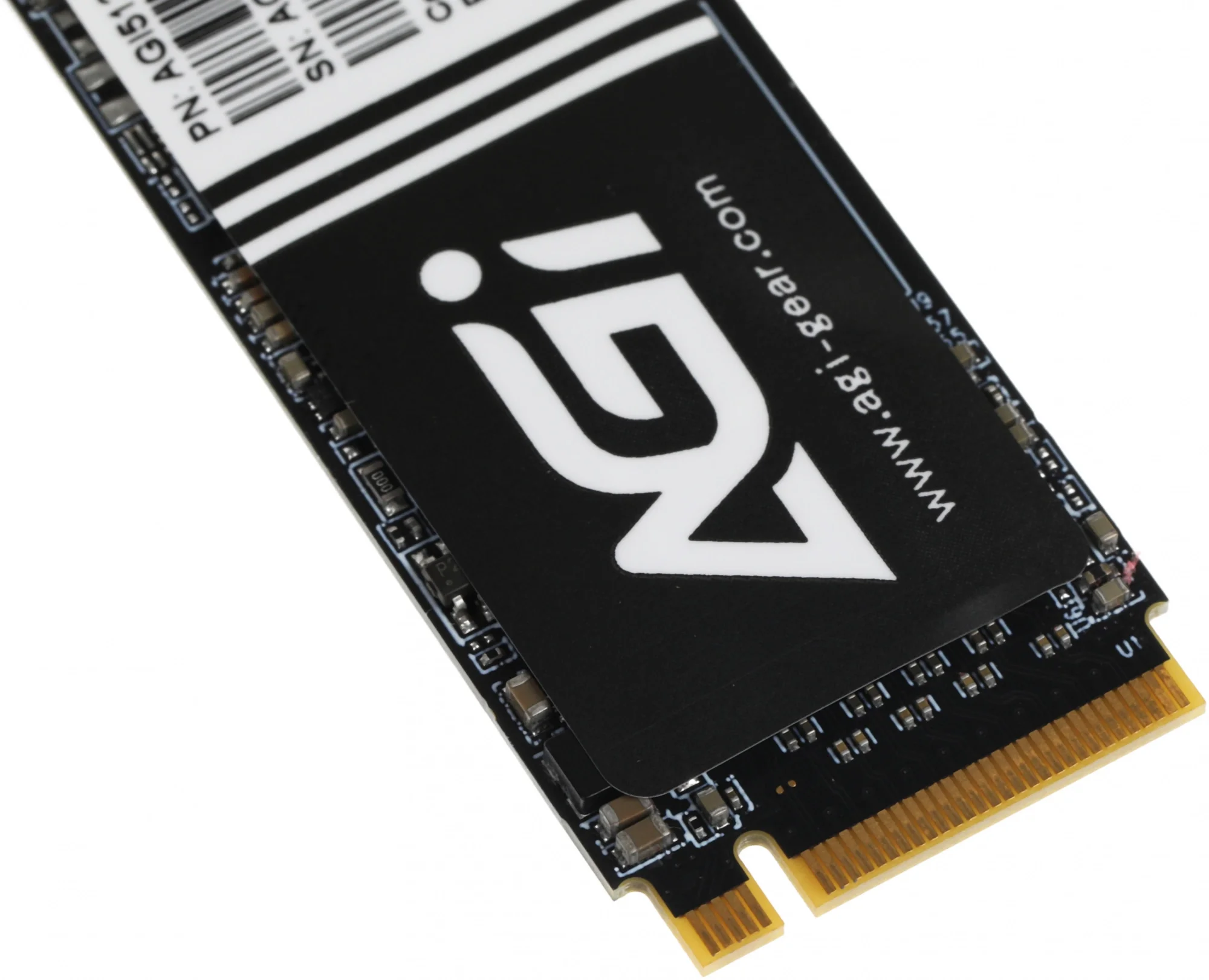 Диск SSD AGI - AI298, для ноутбука, M.2 2280, 512 ГБ, PCIe 3.0 NVMe 1.3 x4, speed write-1400МБ/с read-3000МБ/с, QLC, AGI512GIMAI298-BK