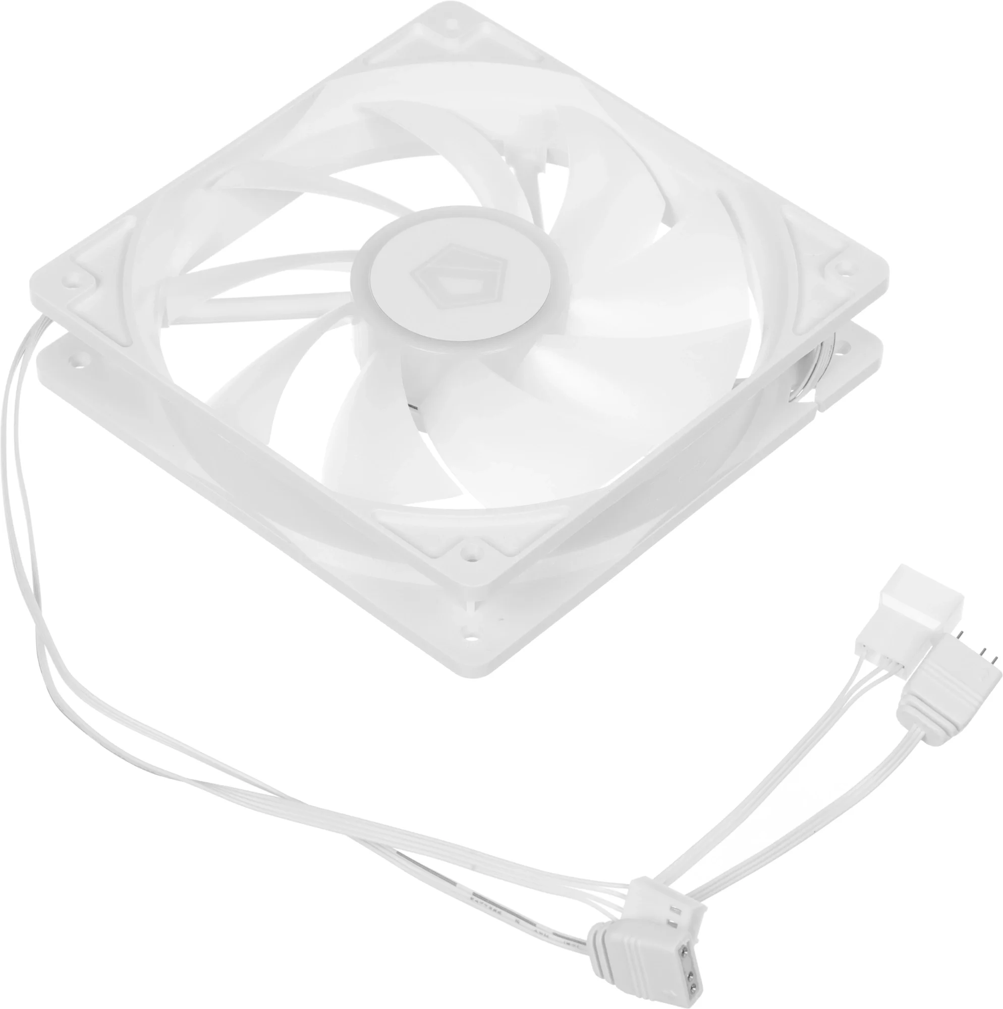 Вентилятор для корпуса ID-Cooling XF-120 ARGB 120х120x25 белый 4-pin 30.5дБ (XF-120-ARGB-W) Ret