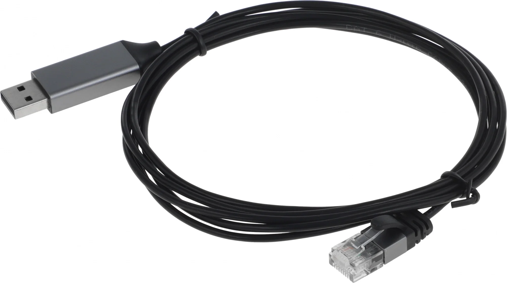 Кабель связи BURO - BU-USB-A-LAN100-2m, USB Type A (M) -> RJ-45 (M), USB 2.0, 100 Мб/с, 2 м, BU-USB-A-LAN100-2M