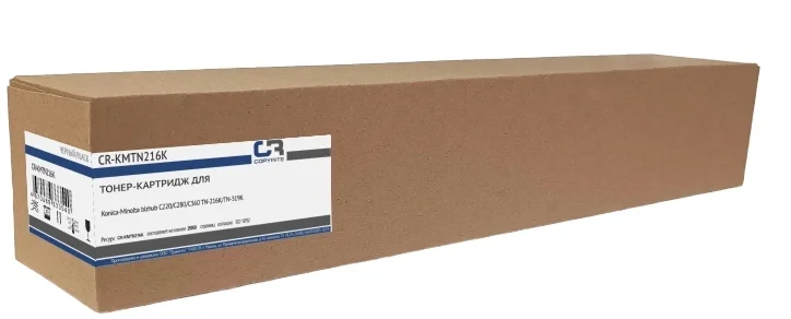 Картридж лазерный CopyRite CR-KMTN216K TN-216K/TN-319K черный (29000 стр.) для Konica Minolta C220/C280/C360