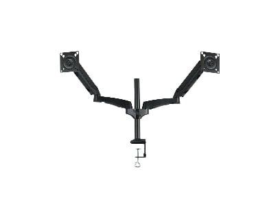 <111251> Крепление для монитора Kromax OFFICE-12 15"-32" макс.12 кг настольный поворот и наклон черный [20227]