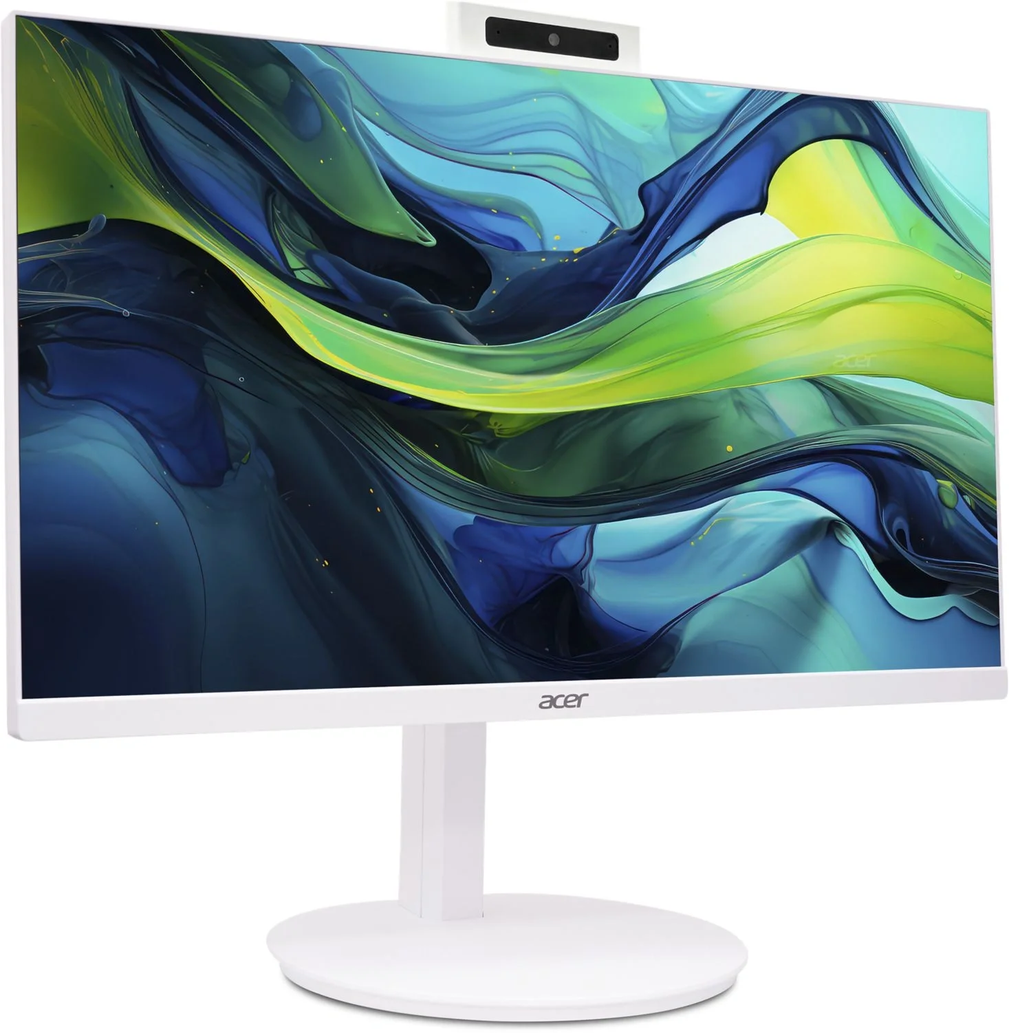Моноблок Acer Aspire C24A-GRPL 23.8" Full HD i5 13420H (2.1) 16Gb SSD 512Gb UHDG CR Windows 11 Home GbitEth WiFi BT 90W клавиатура мышь Cam белый 1920x1080