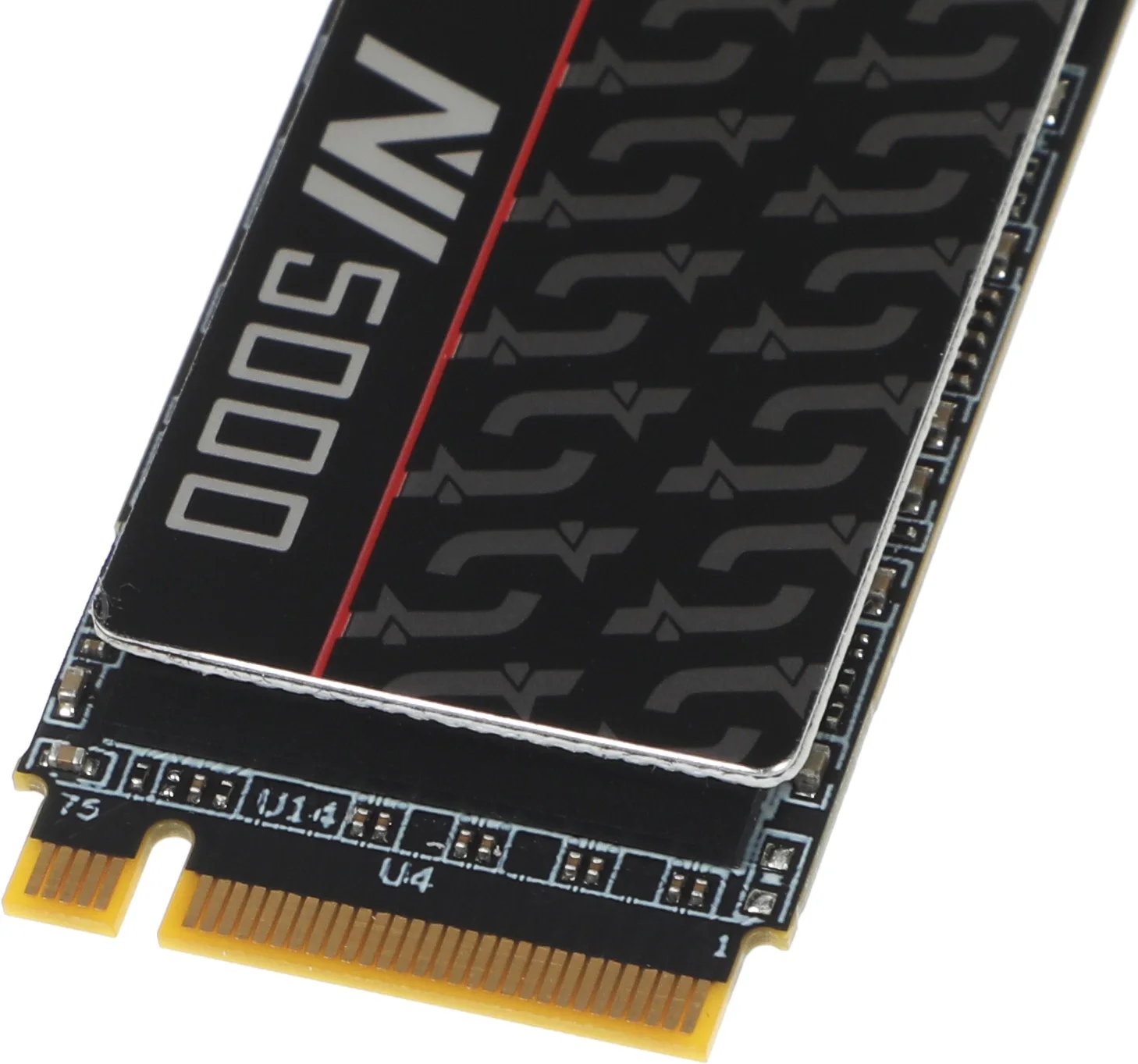 SSD накопитель Netac SSD NV5000-T 1TB PCIe 4 x4 M.2 2280 NVMe 3D NAND, R/W up to 4800/4600MB/s, IOPS(R4K) 400K/530K, TBW 640TB, with heat spreader, 5y wty