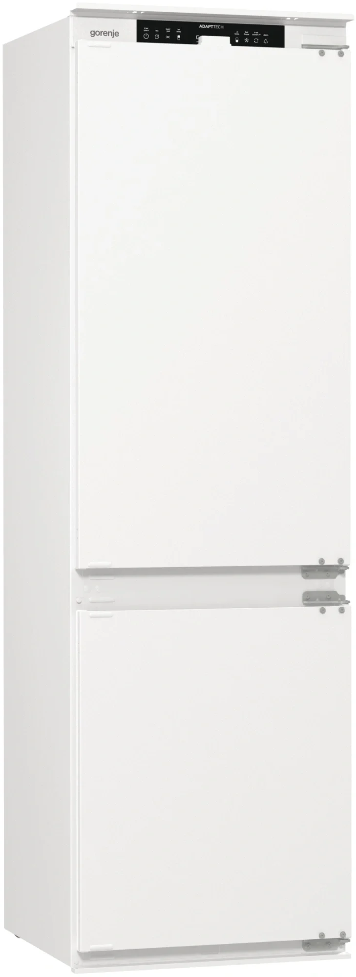 Встраиваемый холодильник Gorenje NRKI517141 белый двухкамерный 175/68 л морозилка снизу, No Frost