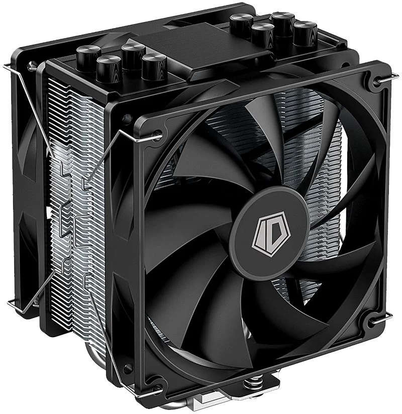 Кулер для процессора ID-COOLING SE-214-XT PLUS LGA1700/1200/115X/AM5/AM4 (16шт/кор, TDP 200W, PWM, 4 тепл.трубки прямого контакта, 2 x FAN 120mm) RET