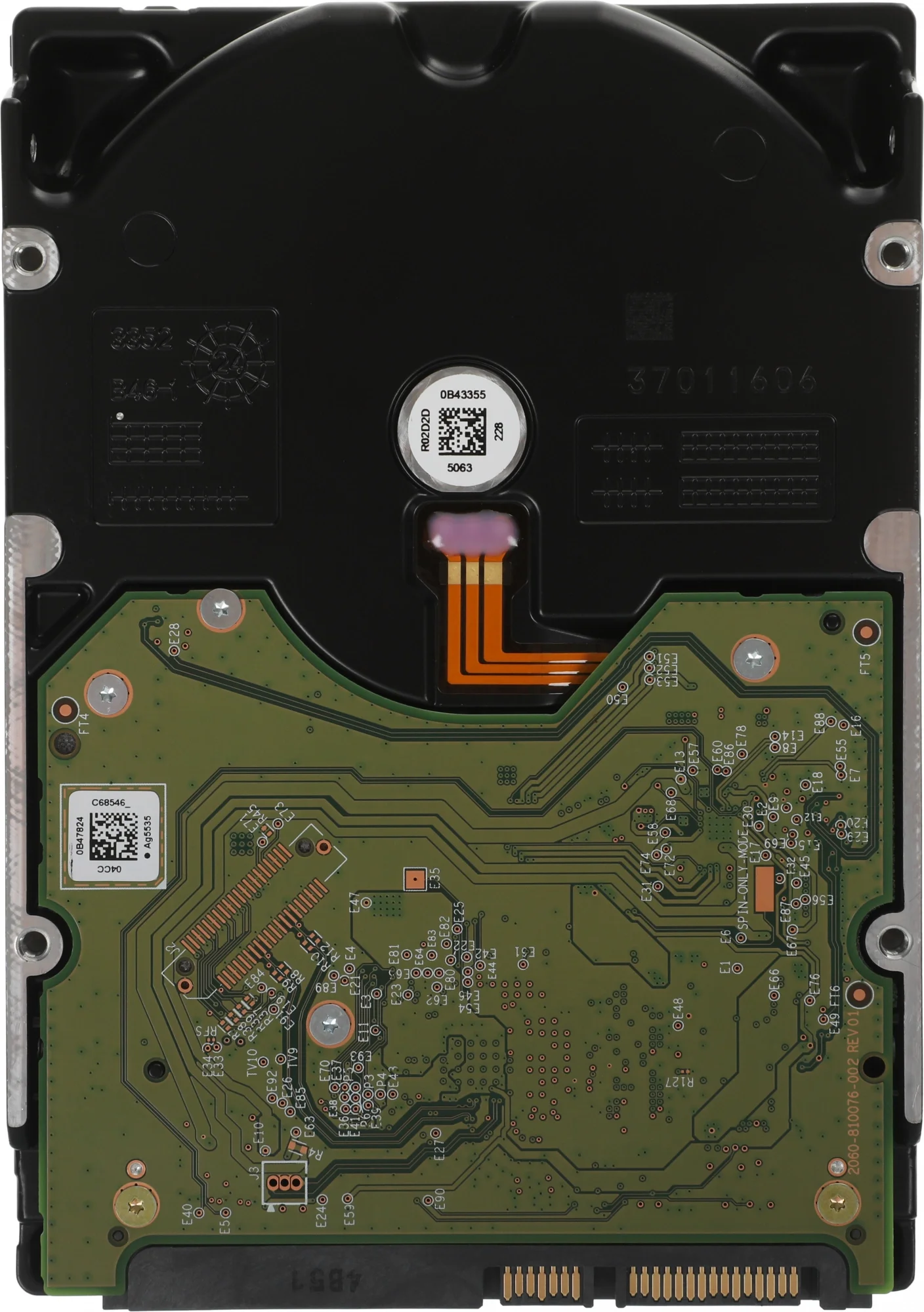 Диск HDD Western Digital - Purple Pro, для систем видеонаблюдения, SATA, 6 Гб/с, 3.5", 10 ТБ, 7200 rpm, 256MB, WD102PURP