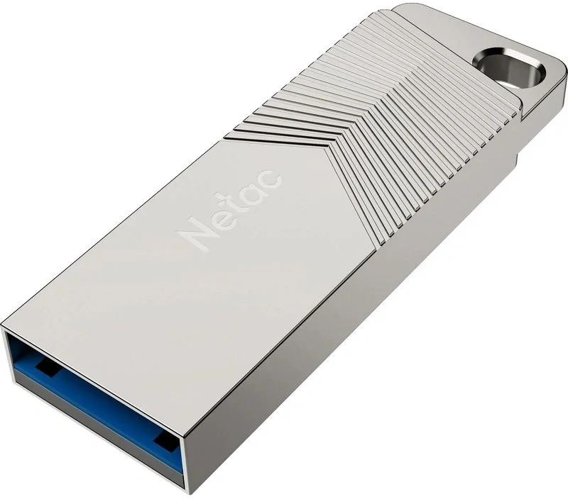 USB накопитель Netac - UM1, USB Type A (USB 3.2 Gen 1), 32 ГБ, цвет серебристый, NT03UM1N-032G-32PN