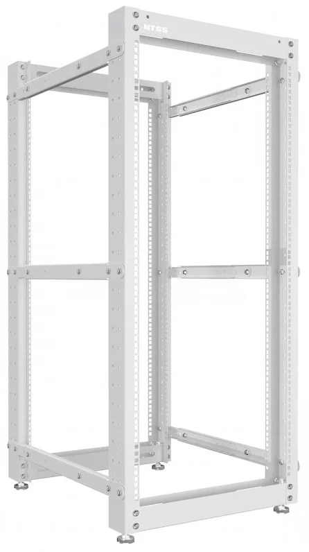 NTSS Стойка серверная NTSS OR двухрамная 33U 600-1000мм, комплект ножек, серый RAL 7035 NTSS-2POR33U/600-1000