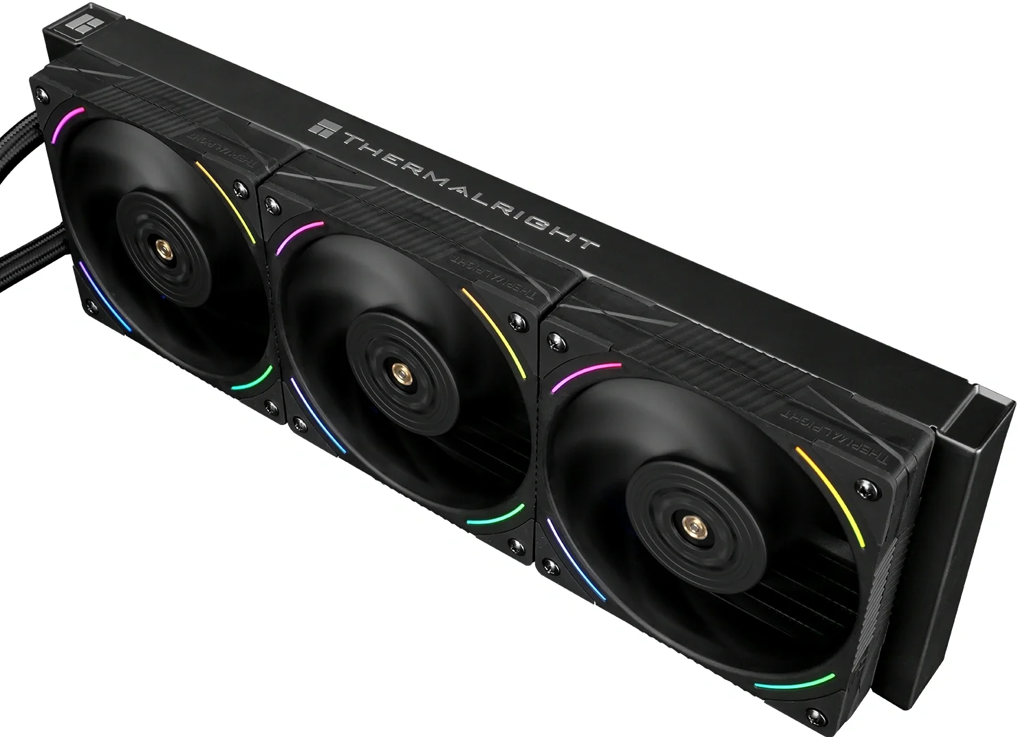 Система жидкостного охлаждения Thermalright Frozen Vision 360 V2 ARGb Soc-AM5/AM4/1200/1700/1851 черный 4-pin 28dB Al LCD Ret (F-VISION-360-BL-ARGb-V2)