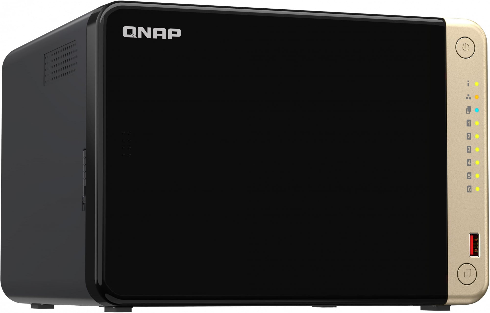 Сетевое хранилище без дисков/ SMB QNAP TS-664-8G NAS 6 HDD trays, 4-core Intel Celeron N5105/N5095 2.0-2.9 GHz, 8 GB RAM , 2x2.5 Gigabit Ethernet , 2xUSB 3.2 Gen 2 (10Gbps), 2xUSB 2.0 port, 1xHDMI, 2xM.2 PCIe Gen 3 x1 slots