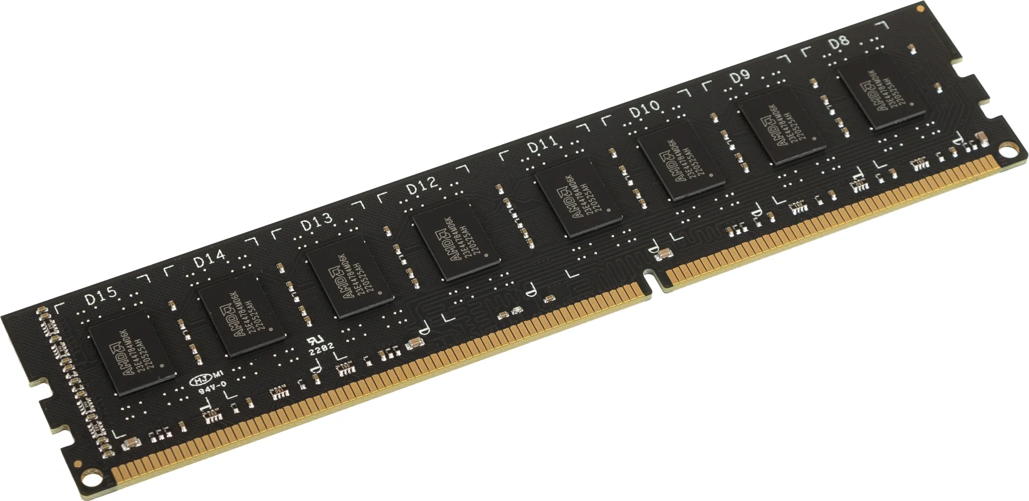 Оперативная память DDR3 8Gb 1600MHz AMD R538G1601U2S-U RTL PC3-12800 CL11 DIMM 240-pin 1.5В Ret [R538G1601U2S-U]