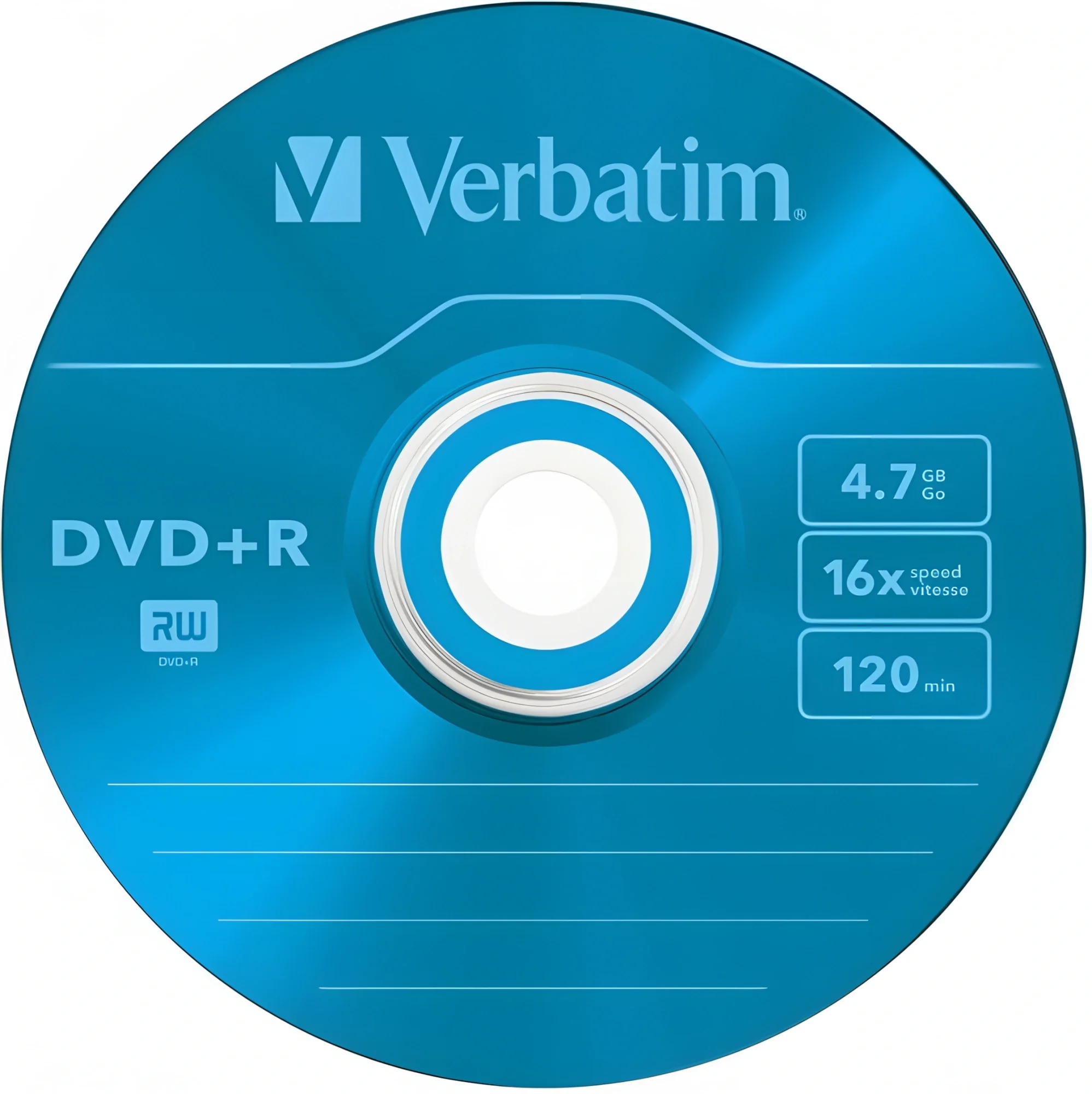 Verbatim Диски DVD+R 16х, 4.7Gb, Colour (Slim Case, 5шт.) (43556)