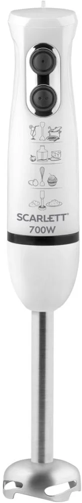 Блендер погружной Scarlett SC-HB42M33 700Вт белый