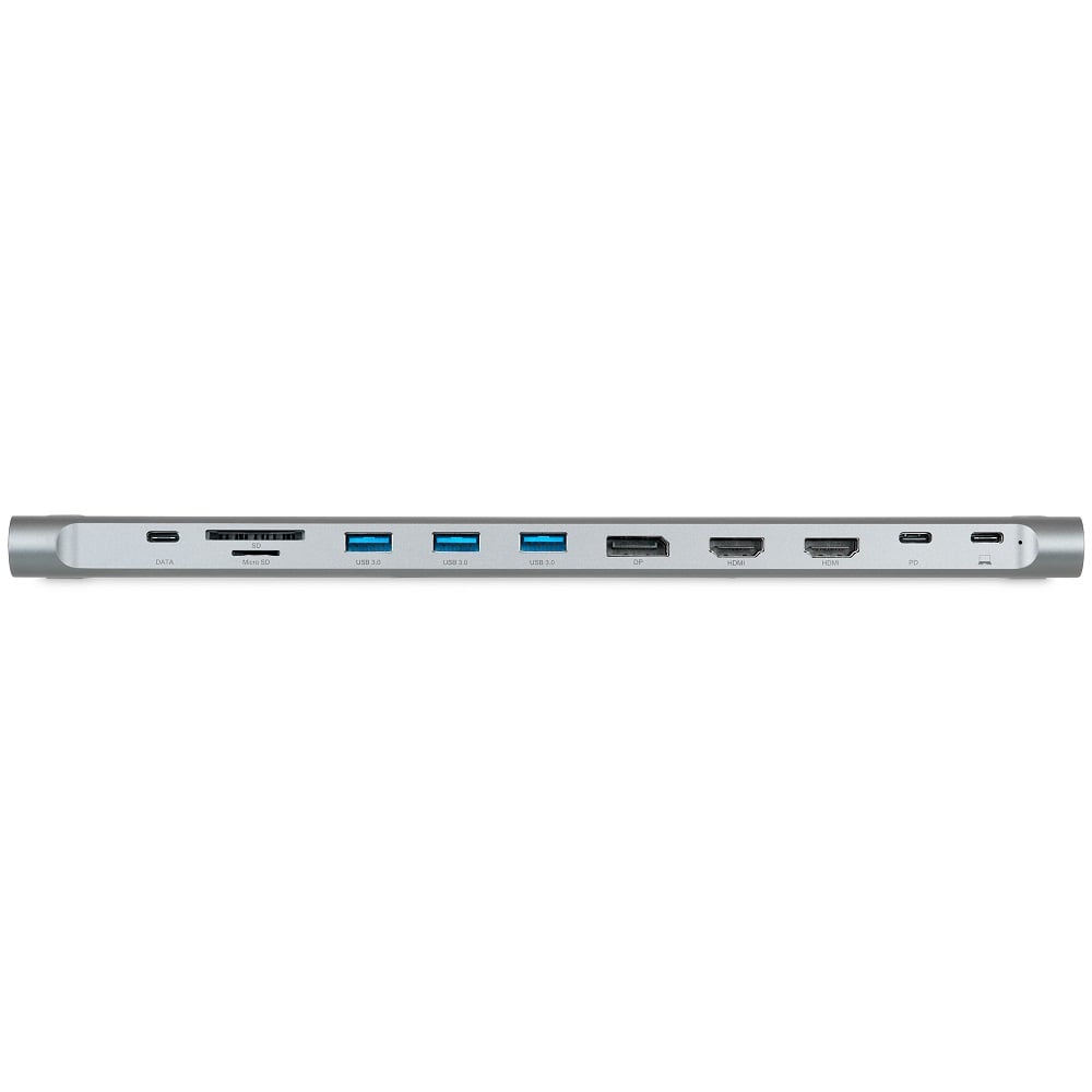 USB-концентратор для ноутбука NERPA laptop stand (1xUSB-C 100W PD, 2xHDMI 4K@30Hz, 1xDP 4K@30Hz, 3xUSB-A 3.0 (5Gbps data), 1xUSB-C 3.0 (5Gbps data), 1xTF/microSD, 1xSD/MMC, 1x3.5мм audio, 1xRJ45 Gb), USB-C power adapter 100W, power 100W USB-C cable 150cm, PD with DP and data 100W USB-C cable 30cm