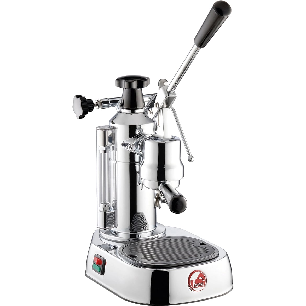 Кофемашина SMEG/ Europiccola, Леверная кофемашина-эспрессо, нержавеющая сталь/ручки и крышка из бакелита