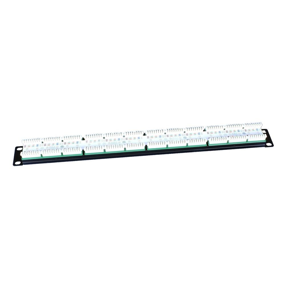 Патч-панель Hyperline PP3-19-24-8P8C-C5E-110D, 19" 1U 24×RJ-45 Cat5e