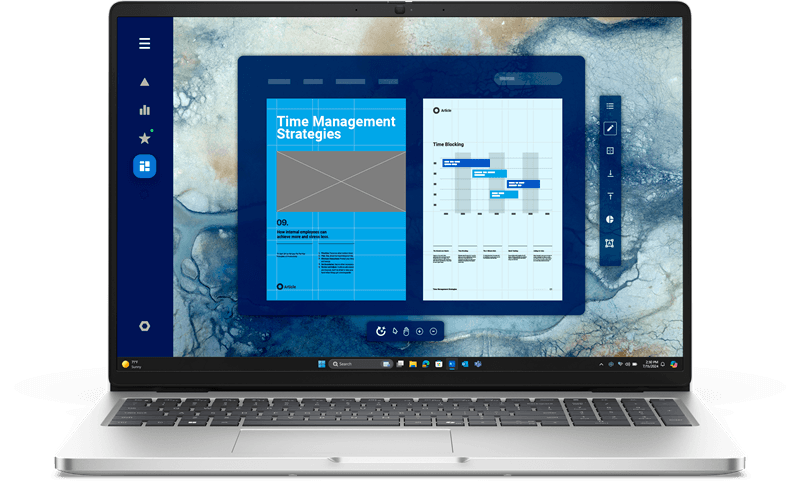 Ноутбук DELL 16 Pro Ultra 7 255U 16” 16:10 FHD+ (1920 x 1200),60Hz,IPS,Non-Touch, AGl,300 nit,16GB (1x16GB) 1TB SSD Intel graphics ,Backlit,FPR,2y,Linux,1,9kgKB Eng/Rus