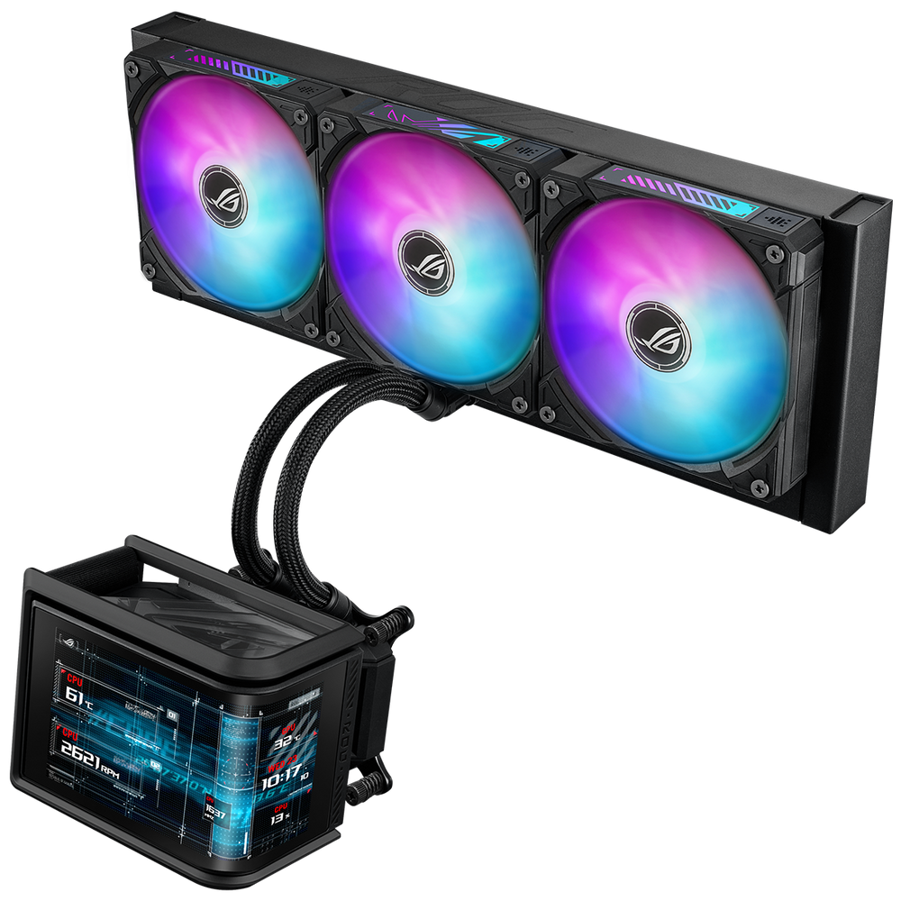 Система жидкостного охлаждения для процессора ASUS ROG RYUO IV SLC 360 ARGB Black (90RC0151-B0EAY0)