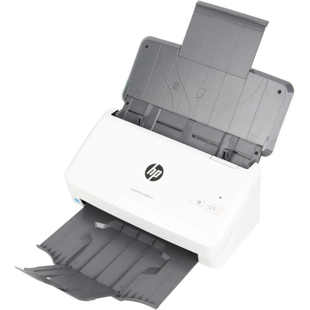 6FW07A - Сканер HP 6FW07A ScanJet Pro 3000 s4 (A4) 600x600 dpi 48 bit ADF (50 pages) 40/80 ppm USB 3.0 Duty cycle 4000 pages