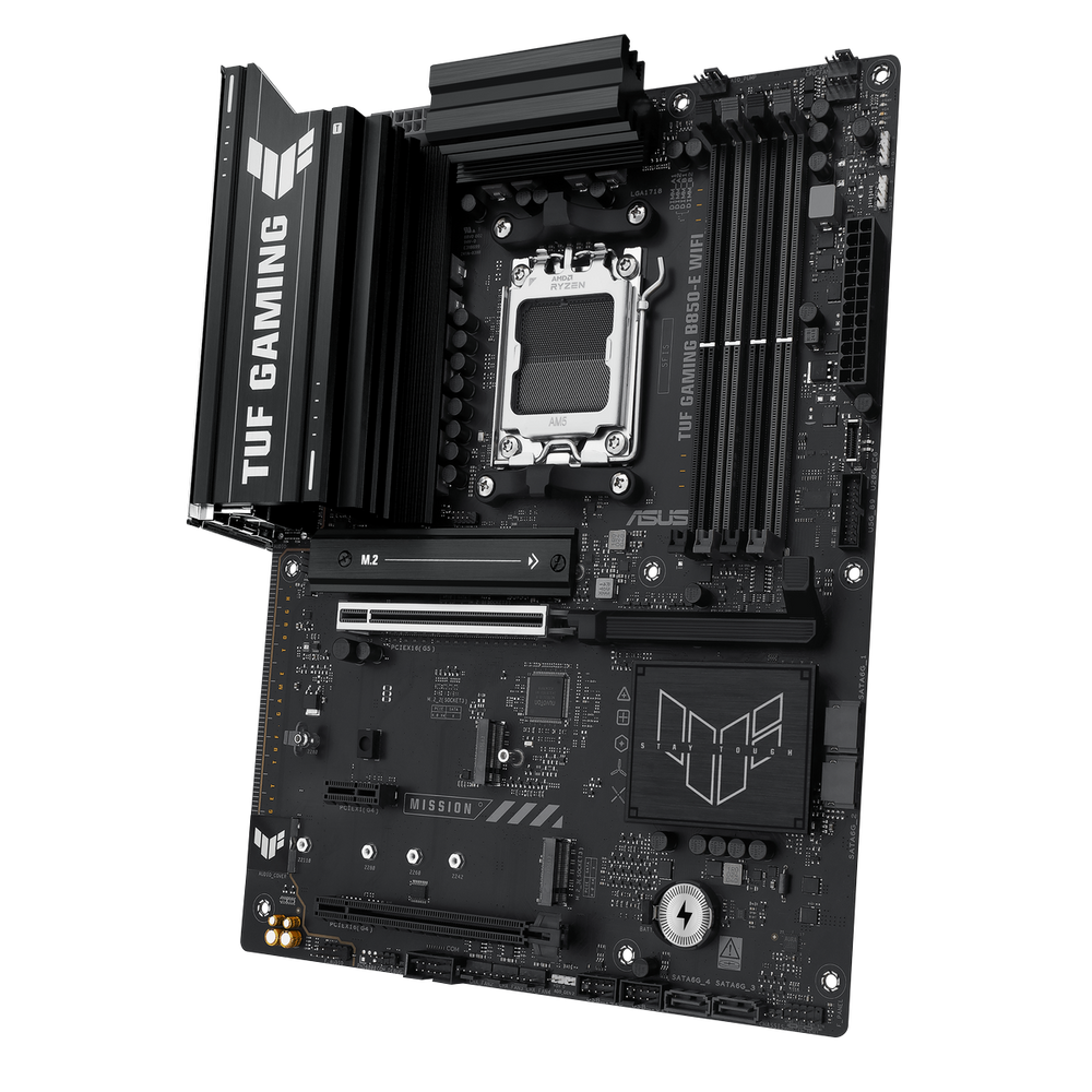 Материнская плата ASUS TUF GAMING B850-E WIFI AM5 ATX 4xDDR5 2хPCIEx16 PCIEx1 3xM.2 USB-C DP HDMI 2.5GLAN WIFI 6E