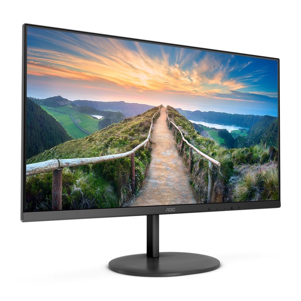 Монитор 23.8" AOC Q24V4EA  IPS, 2560x1440, 75Hz, 1ms, 250сd/m, 1000:1 | HDMI(1.4), DP(1.2) | ExPSU, Speakers, Vesa 100, Black
