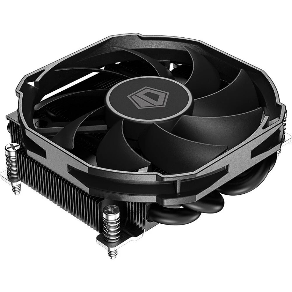 Кулер для процессора ID-COOLING IS-30A BLACK AMD AM5/AM4 низкопрофильный высота 30mm (36шт/кор, TDP 100W, PWM, 4 тепл.трубки прямого контакта, FAN 92mm) BOX