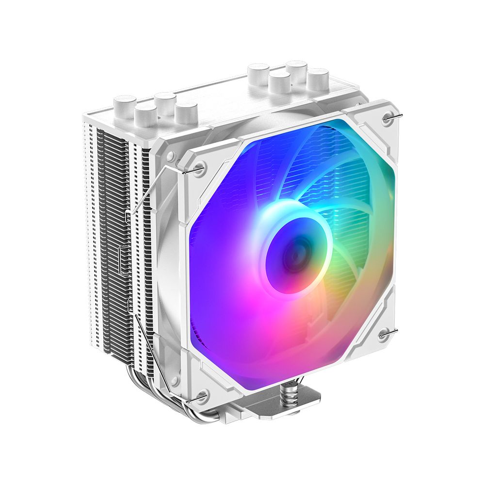 Кулер ID-Cooling SE-224-XTS ARGB WHITE, 220W, 120мм ARGB, белый