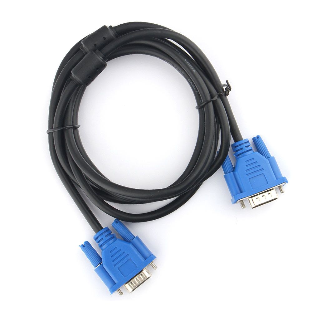 Кабель Cablexpert VGA Pro Gembird CC-PVGA-6, 1.8м, 15M/15M, экран, феррит. кольца, пакет (018548) {100}