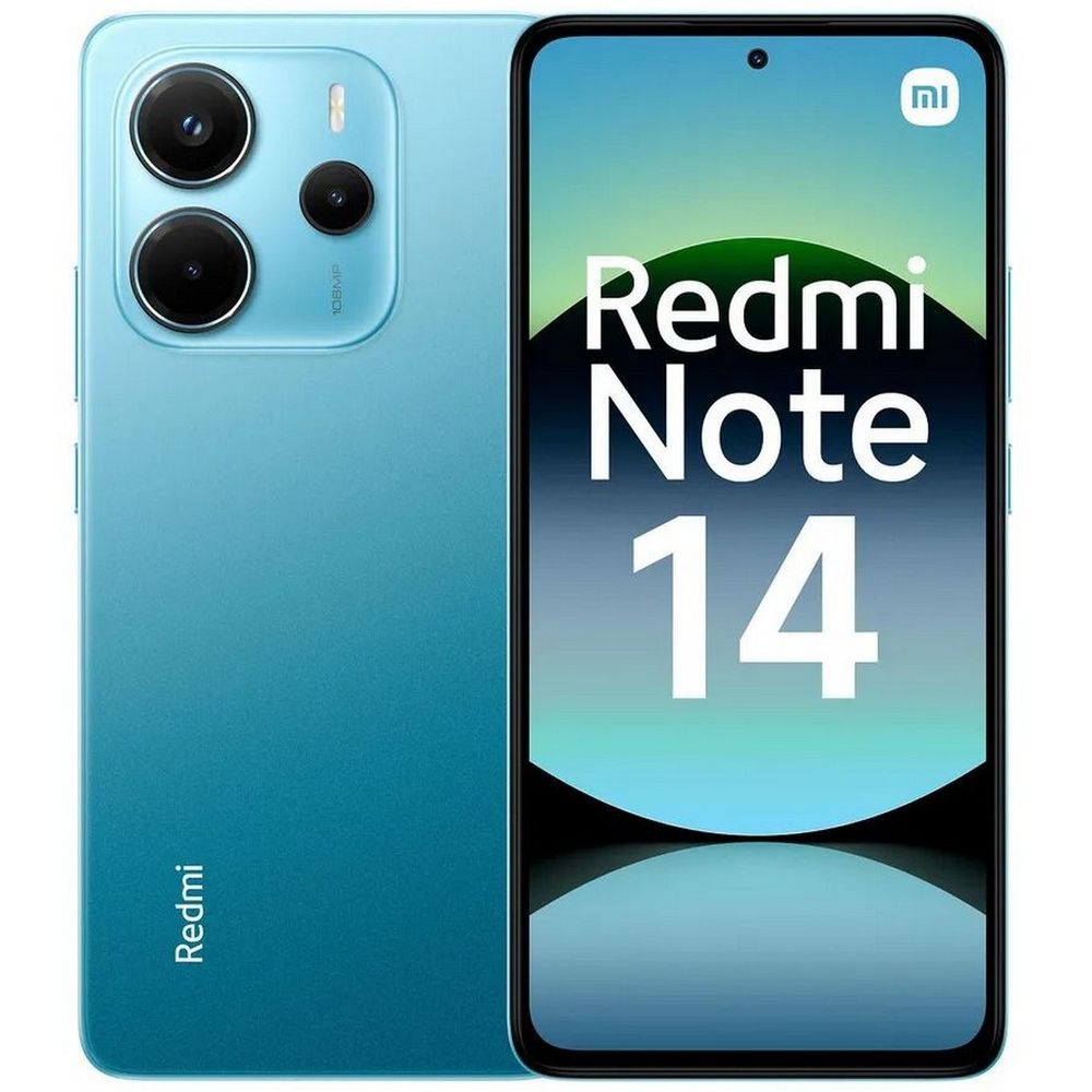 Смартфон Redmi Note 14 6+128Gb голубой (MZB0IZGRU) 