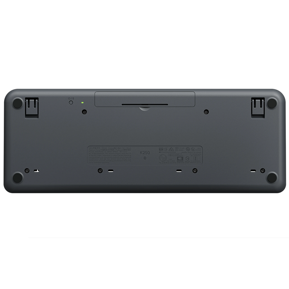 Клавиатура беспроводная BT Logitech K250, Graphite [920-013452]