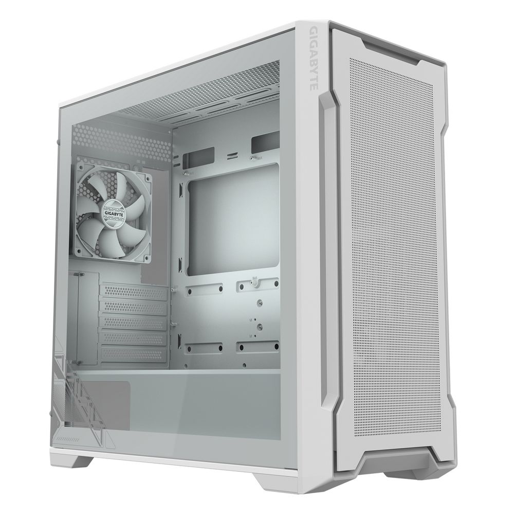Корпус для ПК Gigabyte C102GI Glass Ice (White) MidTower, mATX, USB3.0 x2, Audio I/O, GPU:410mm, White, TG (28300-C102B-2CRR) (GB-C102GI)