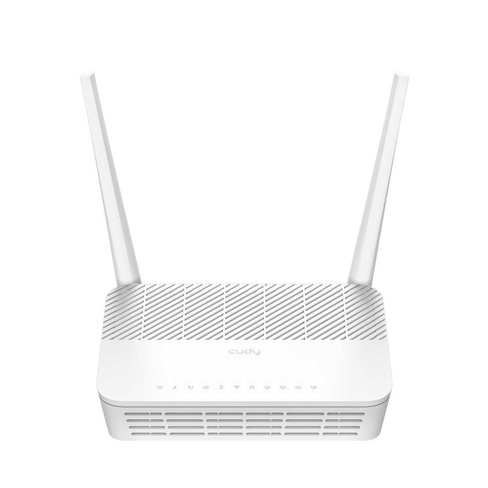 Маршрутизатор CUDY Bad Pack AC1200 Wi-Fi GPON Router AC1200 Wireless Dual Band Gigabit xPON Router, Realtek chipset, GPON/EPON,  867Mbps at 5GHz + 300Mbps at 2.4GHz, 802.11ac/a/b/g/n, 1 PON Port, 4 Gigabit RJ45 port, Power ON/OFF Button,WPS Button,WiFi Button, Reset button,TR069/TR098/TR111/TR181, EasyMesh, 