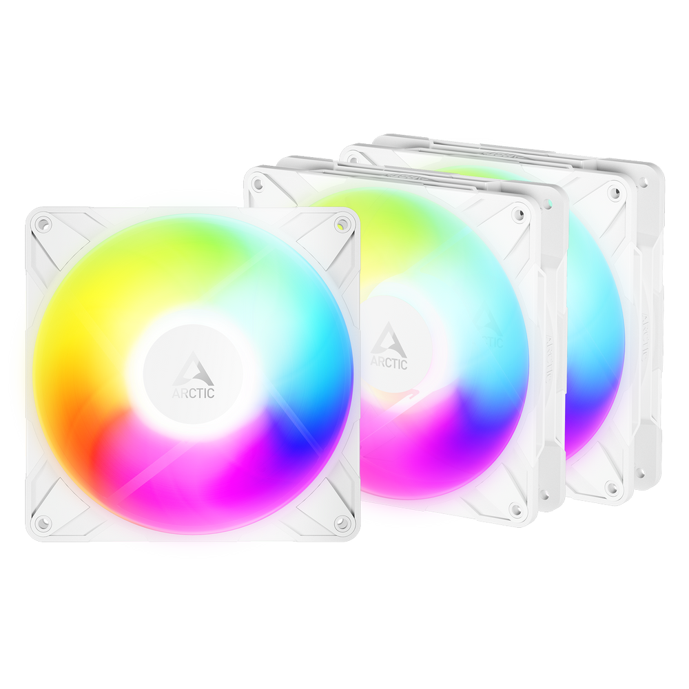 Вентилятор для корпуса Arctic Cooling ARCTIC P14 Pro Reverse A-RGB (White) 3 Pack (ACFAN00328A)