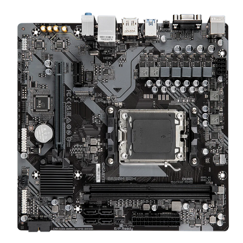 Материнская плата Gigabyte B650M S2H, RTL