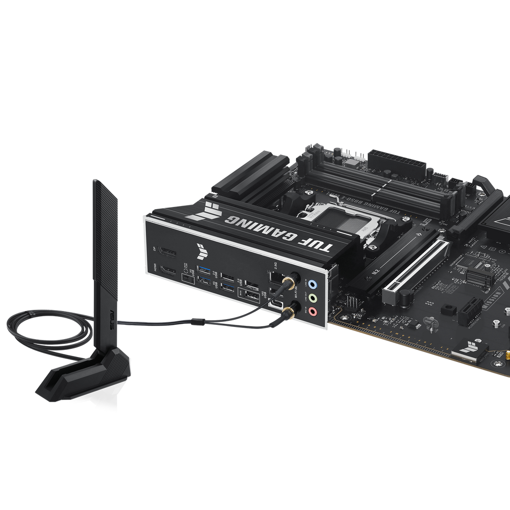 Материнская плата ASUS TUF GAMING B850-E WIFI AM5 ATX 4xDDR5 2хPCIEx16 PCIEx1 3xM.2 USB-C DP HDMI 2.5GLAN WIFI 6E