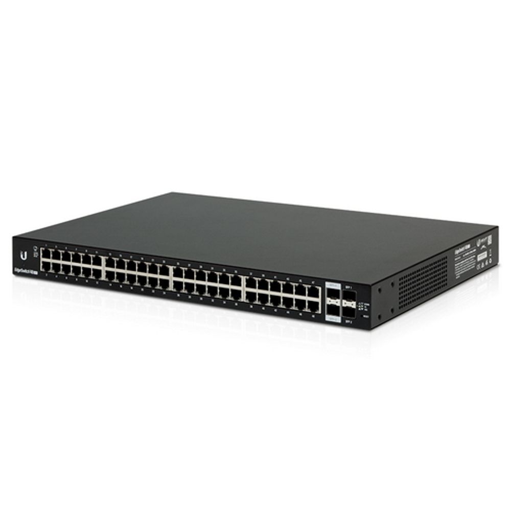 Коммутатор Ubiquiti EdgeSwitch 48 Lite |ES-48-Lite| Ubiquiti 48 портовый гигабитный коммутатор 48x10/100/1000, 2xSFP 1 |ES-48-Lite| Гбит/сек, 2xSFP 10 Гбит/сек (022296)
