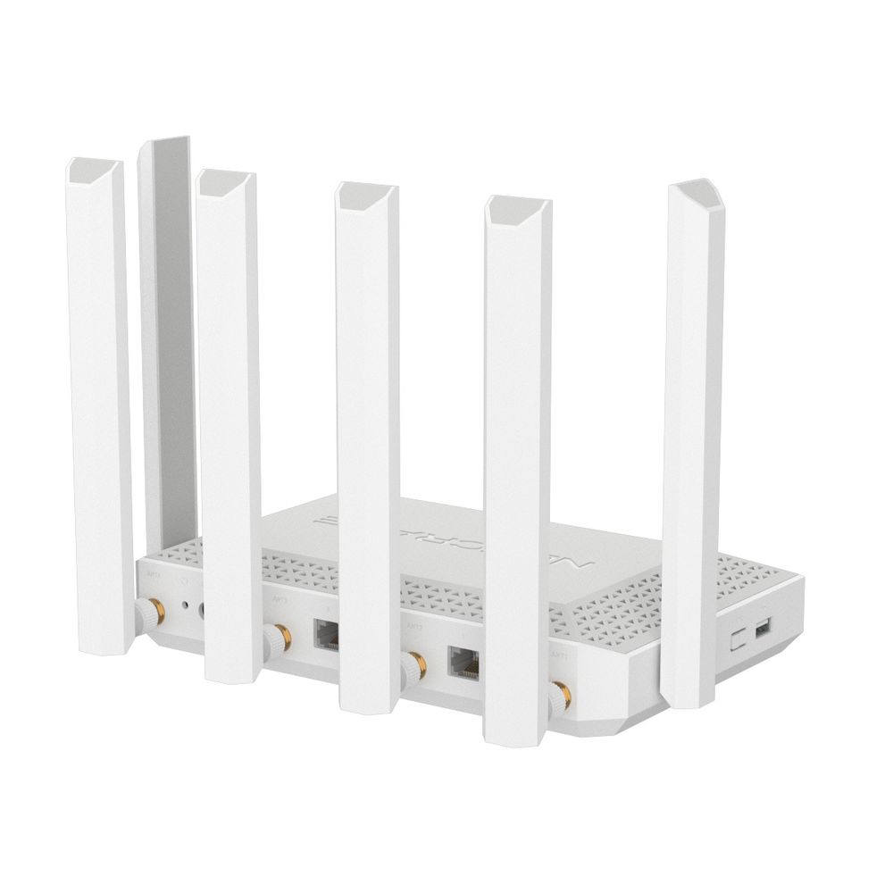 Маршрутизатор NETCRAZE (Keenetic) Netcraze Hero 5G (NC-4110)  Мультигигабитный интернет-центр с модемом 5G, двумя слотами для SIM-карт, Mesh Wi-Fi 6 AX3000, Smart- коммутатором 1×2.5G и 4×1G, многофункциональными портами USB 3.0 и 2.0