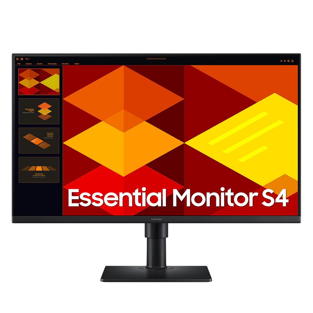 Монитор 27" SAMSUNG S27D400GAI S4 S40GD FHD  IPS, 1920x1080, 100Hz, 5ms, 250сd/m, 1000:1,  | 2xHDMI(1.4), DP(1.2), 2xUSB2.0 | HAS, Pivot, Swivel, InPSU, Vesa 100, Black