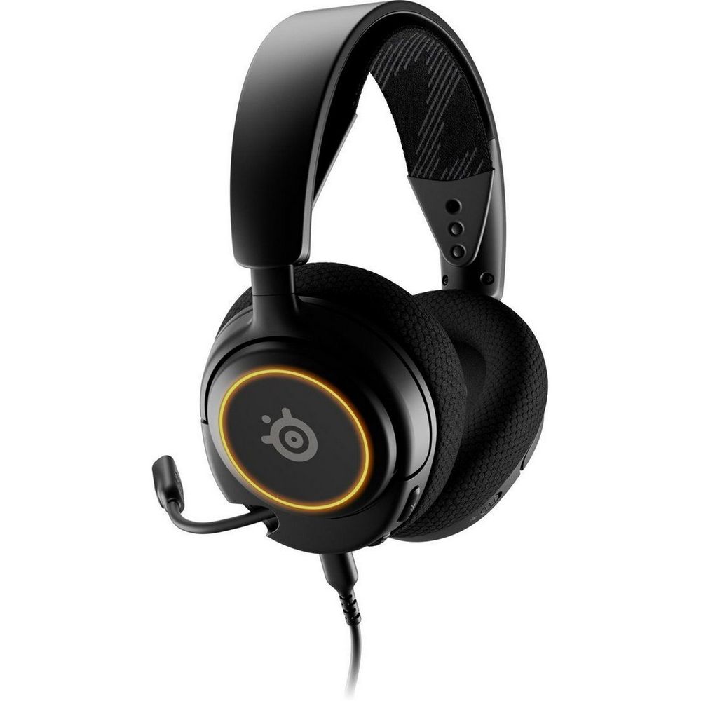 Гарнитура SteelSeries Arctis Nova 3 чёрный, проводная, USB, подсветка